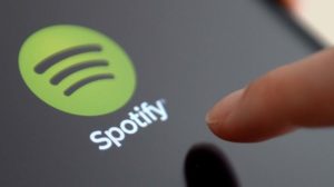 File photo dated 11/06/14 of the Spotify App an Apple iPad, as award-winning Ed Sheeran has supported the levels of payments made to artists by streaming service Spotify and pointed the finger at record labels for poor returns.