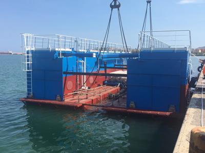 Crotone, varato il primo Corydoras Hull Washer, impianto per carenaggio navi