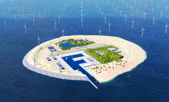 Il futuro dell’eolico offshore passa da un’isola nel Mare del Nord