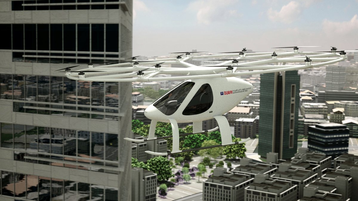 This futuristic, flying taxi will shuttle passengers in Dubai later this year