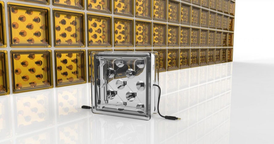 Revolutionary glass building blocks generate their own solar energy