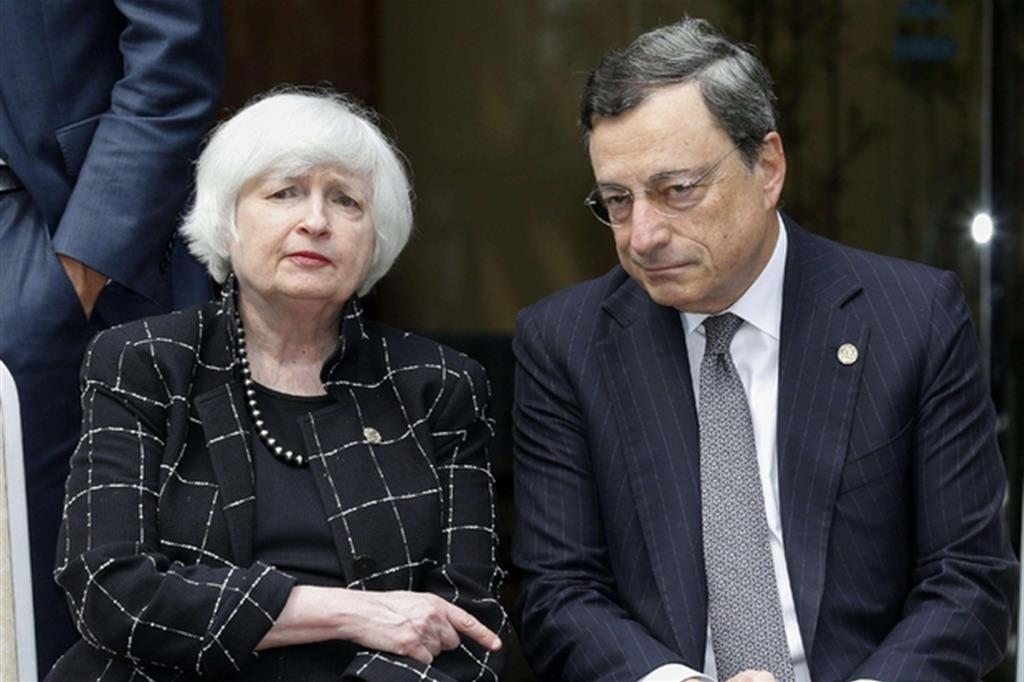 Banche centrali. Yellen e Draghi sfidano Trump su riforma finanziaria e protezionismo Banche centrali. Yellen e Draghi sfidano Trump su riforma finanziaria e protezionismo