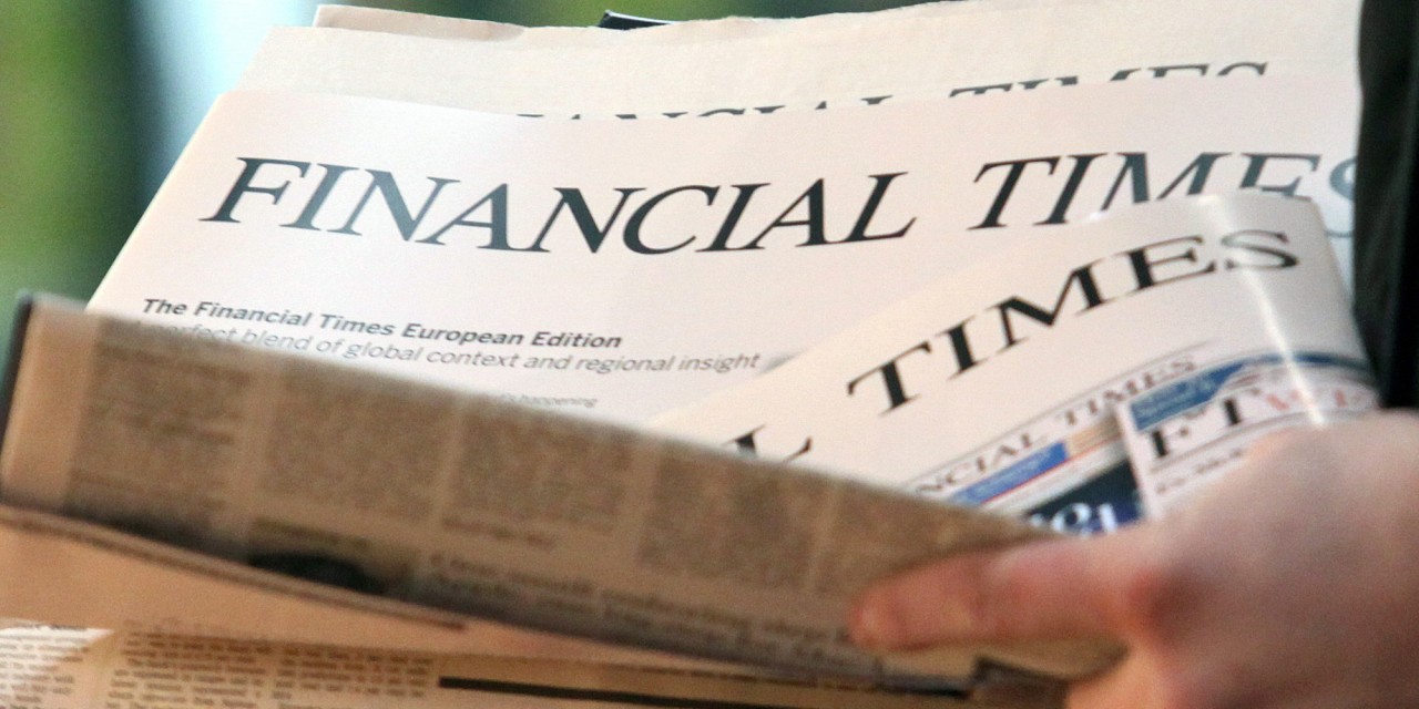 Financial Time. “Le carenze dell’Italia potrebbero essere una tragedia per l’Ue” Financial Time. “Le carenze dell’Italia potrebbero essere una tragedia per l’Ue”