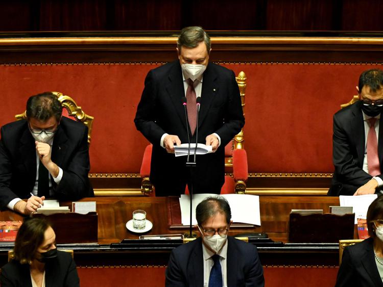 Governo, Draghi al Senato: “Primo pensiero combattere la pandemia” Governo, Draghi al Senato: “Primo pensiero combattere la pandemia”