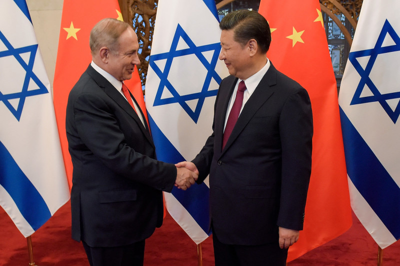 The cordial relations between Israel and China, and the pervasive annoyance shown by  the United States