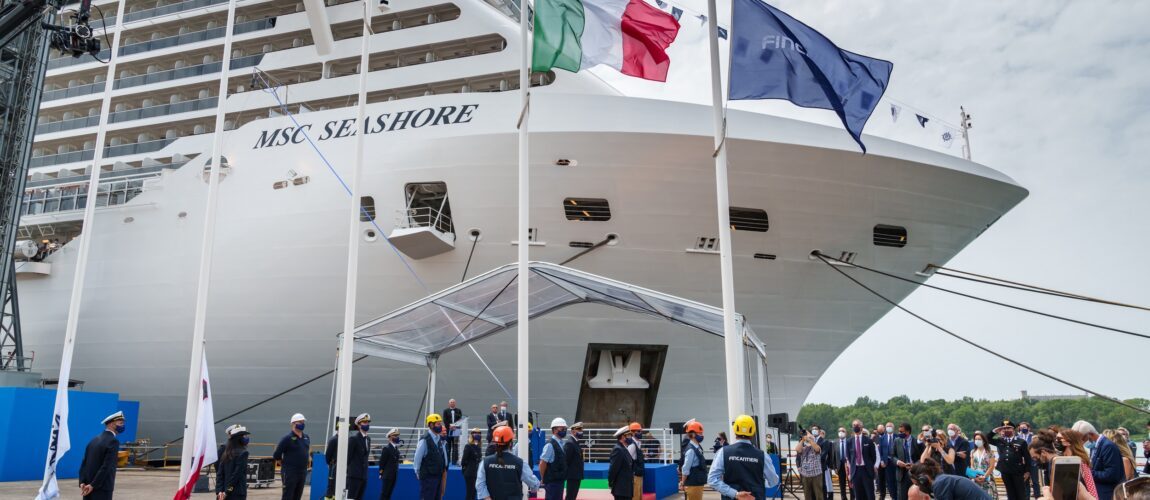 Fincantieri: consegnata “MSC Seashore”, la più grande nave cruise costruita in Italia