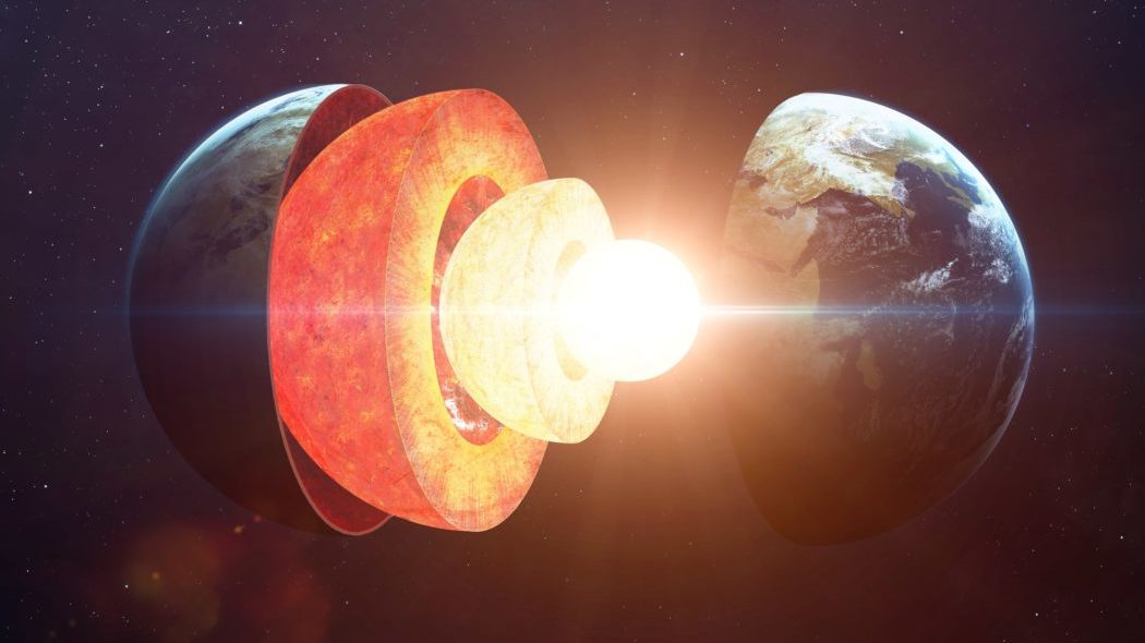 Il nucleo interno della terra non è perfettamente sferico Il nucleo interno della terra non è perfettamente sferico