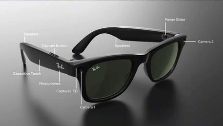 In Italia gli occhiali smart di Facebook-EssilorLuxottica