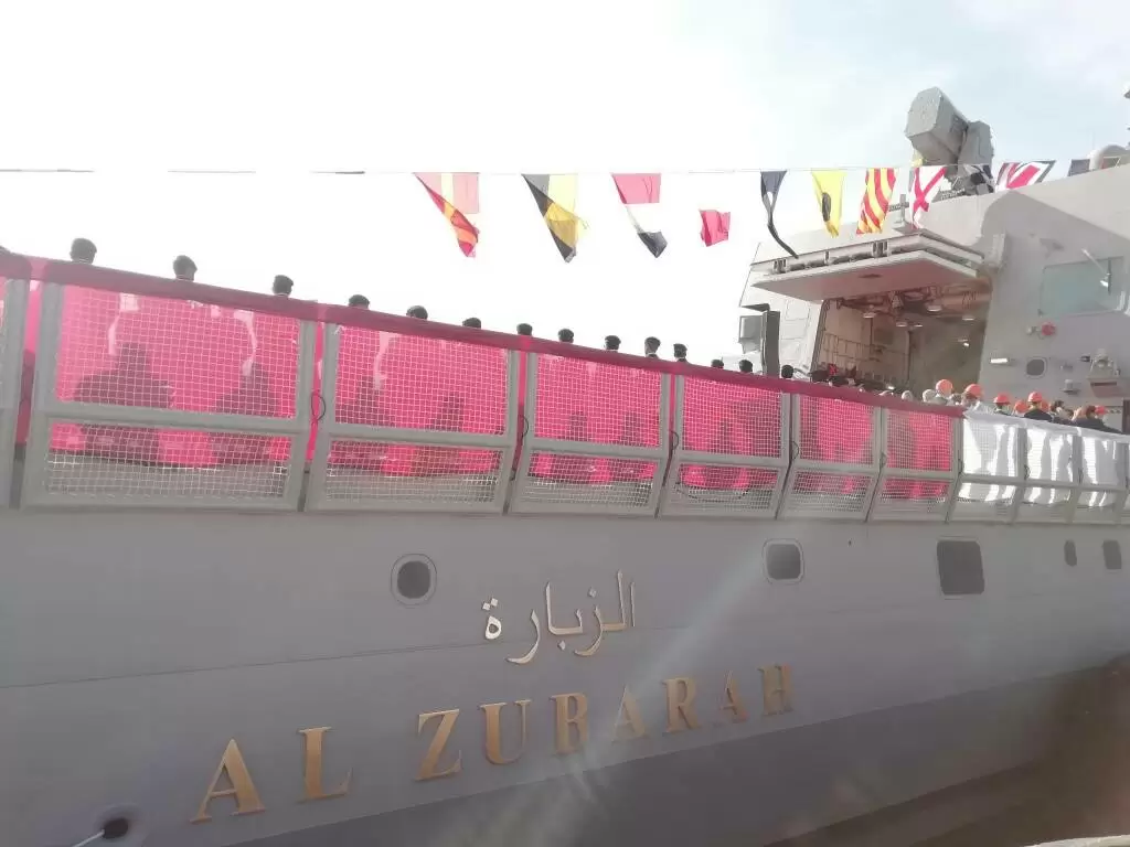 Fincantieri: consegnata la corvetta Al Zubarah alla Marina del Qatar