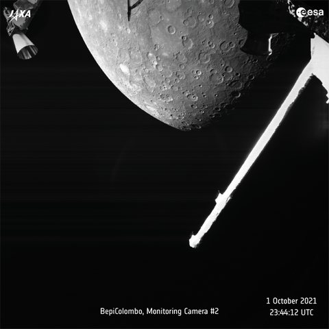 Ecco la prima foto di Mercurio scattata da BepiColombo, e entrerà nella storia