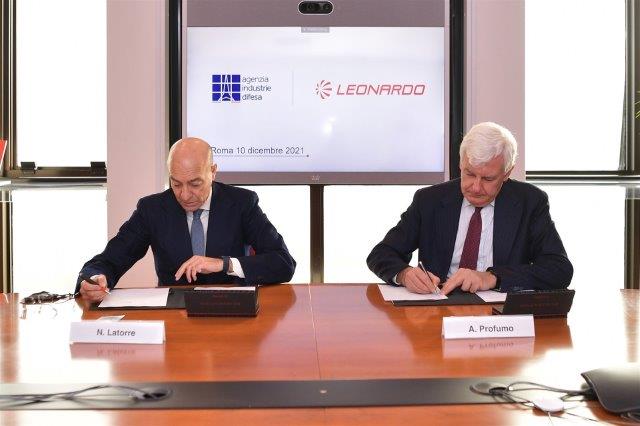 Accordo tra Leonardo e Agenzia Industria Difesa