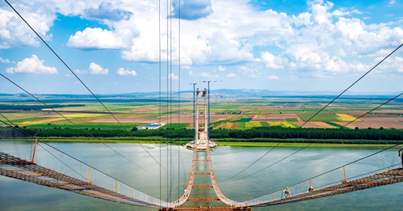 Webuild, i lavori del mega ponte sul Danubio completati al 59% Webuild, i lavori del mega ponte sul Danubio completati al 59%