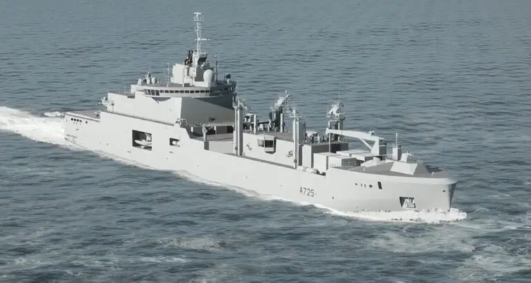 Fincantieri Cuts Steel For French Navy Second Logistic Support Ship