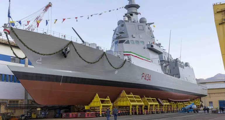 Italian Navy’s Fourth PPA Launched By Fincantieri