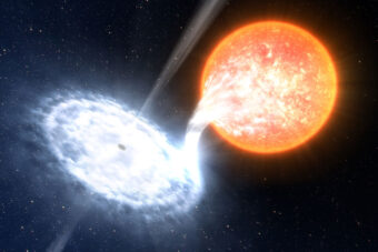 Batte. Forte. Il microquasar