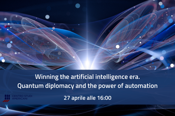 Intelligenza artificiale al Quantum diplomacy