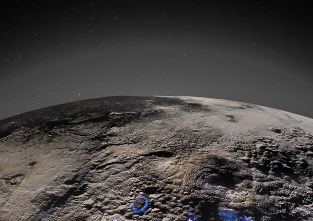 Giganteschi vulcani di ghiaccio su Plutone, alti fino a 7 km