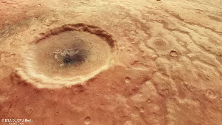È stato fotografato “l’occhio di Marte”