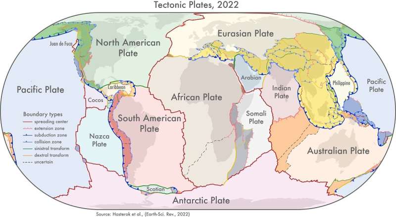New maps of global geological provinces and tectonic plates New maps of global geological provinces and tectonic plates