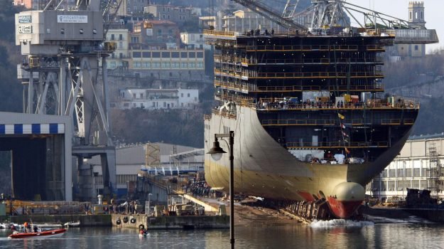 Fincantieri, verso la fine a Palermo la costruzione della nave militare per il Qatar