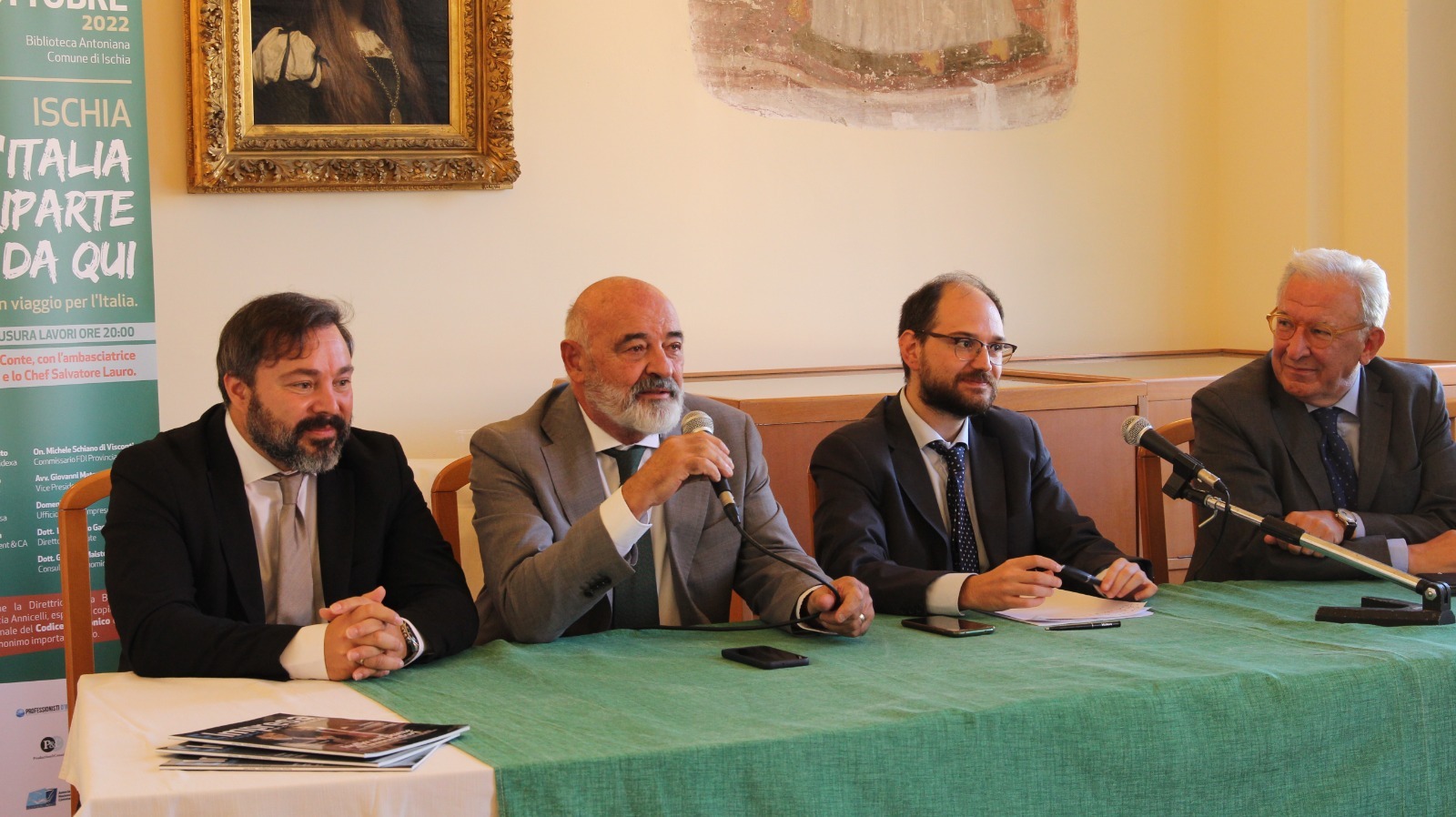 Esperti economici, broker, imprenditori, uomini di cultura e organizzazioni d’impresa si incontrano ad Ischia per la ripartenza economica dell’Italia