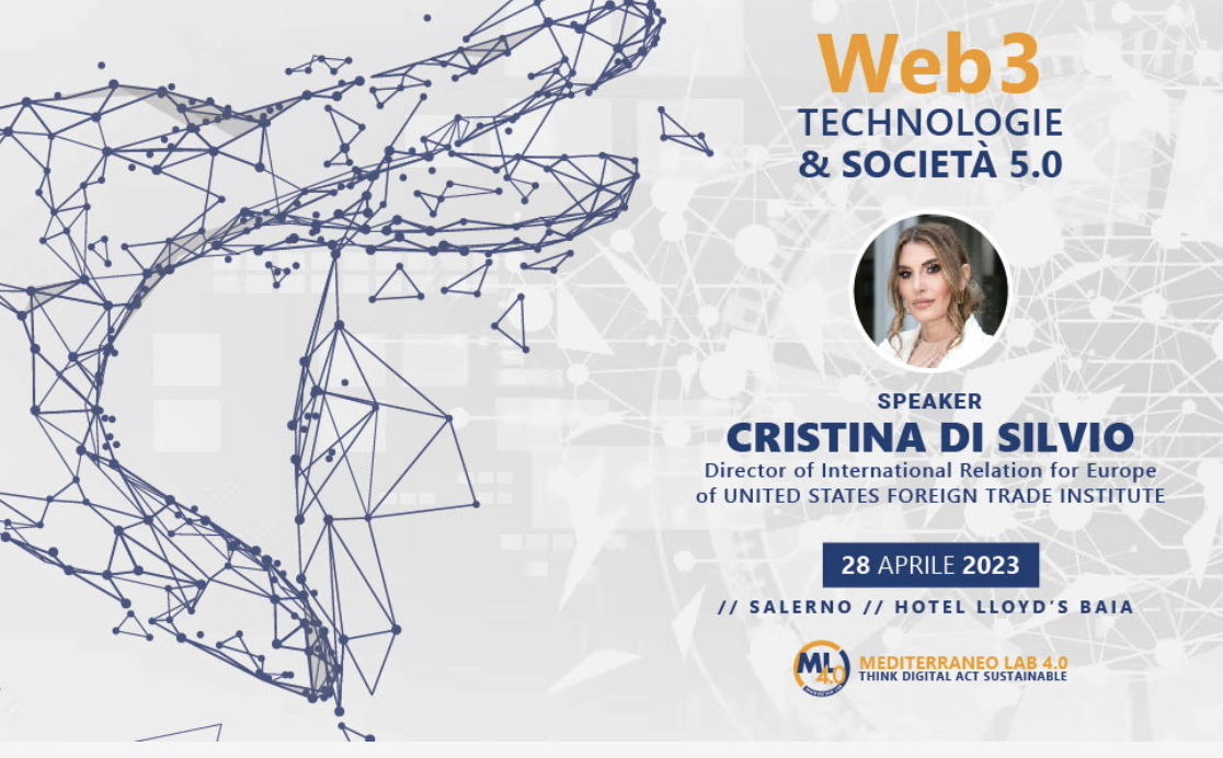 Cristina Di Silvio presente come relatrice a “Web 3, Tecnologie & Società 5.0”