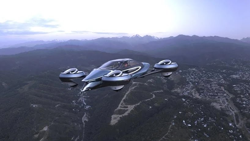 The Air Cair: the flying vehicle of Lazzarini is a 750-kilometer-per-hour bolide