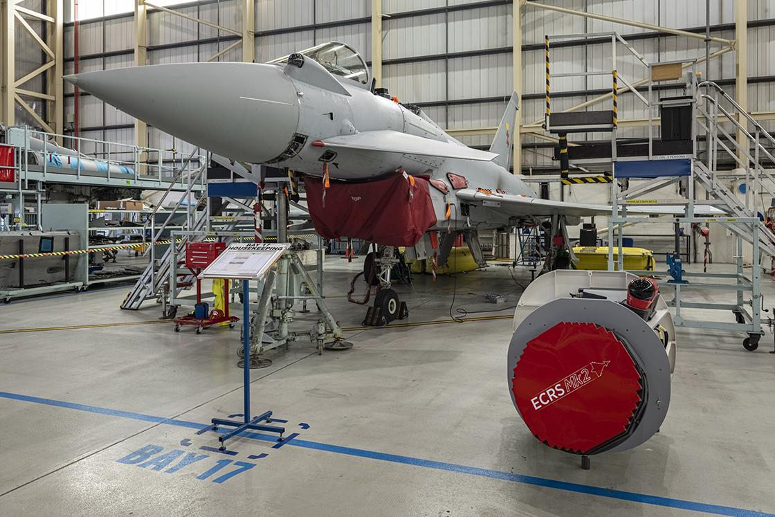 Consegnato a BAE Systems il primo radar ECRS Mk2 per l’integrazione sul Typhoon