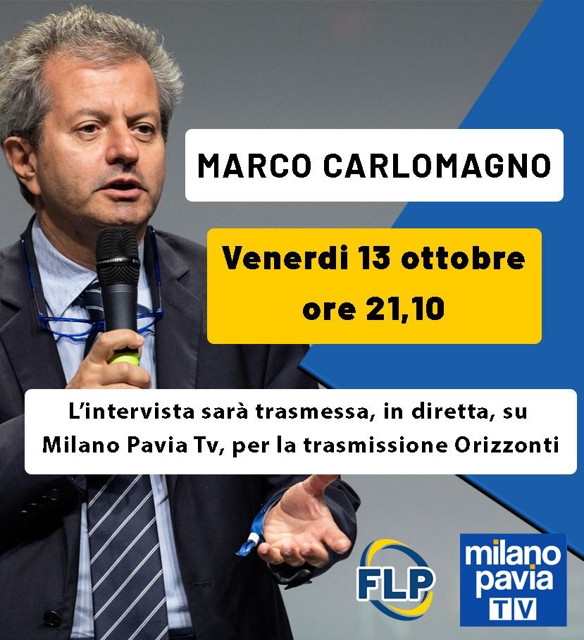 Intervista al Segretario Generale della Flp Marco Carlomagno venerdì 13 ottobre interverrà al programma Orizzonti