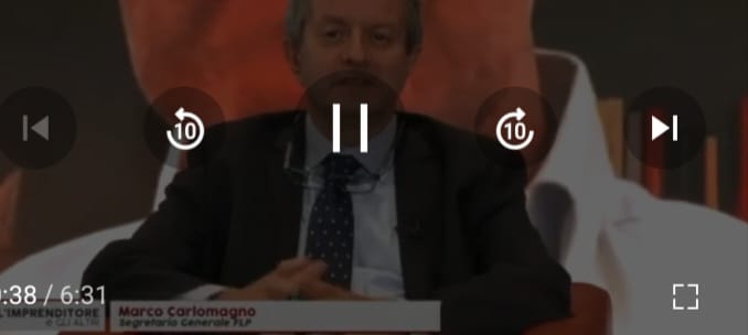 Intervento del Segretario Generale della Flp Marco Carlomagno alla trasmissione “L’ Imprenditore e gli altri” su CusanoTV