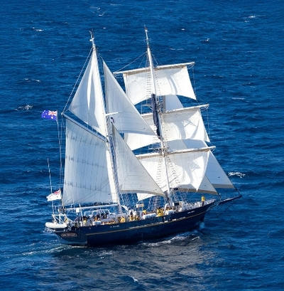 STS Young Endeavour to be Official Start Boat for Festival of Sails 2025